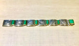 Fish Picture Bracelet - Silver, Chrysoprase - Paul D'Olympia, 7in