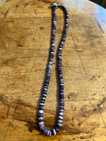 Wampum Necklace 4mm Beads 22in