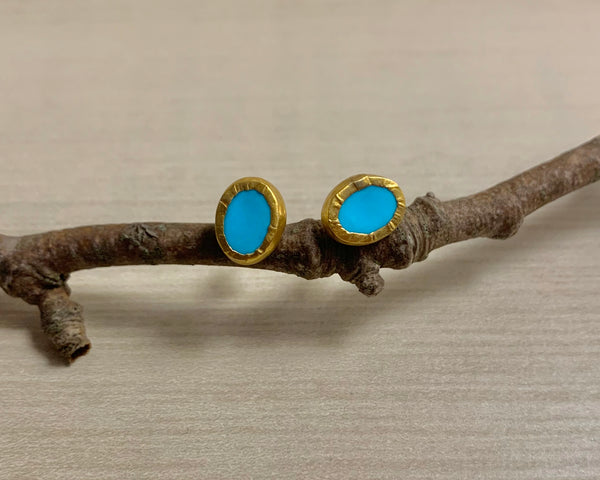 Turquoise Wonder Earrings - Nava Zahavi