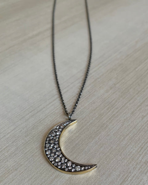 diamond moon & star necklace - lenawald