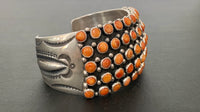 Spiny Oyster and Sterling Silver Cuff