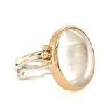 Emily Amey Ring: 14k, ss, and qtz
